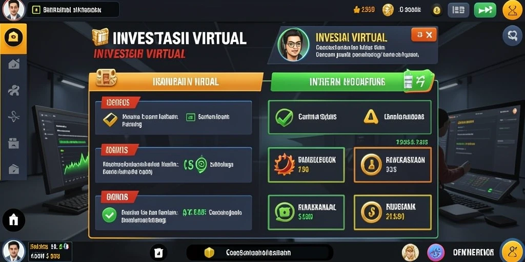 Tampilan permainan yang menarik dan interaktif.