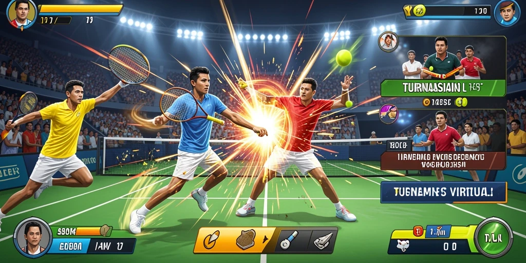 Ilustrasi gameplay yang menarik dan memikat.