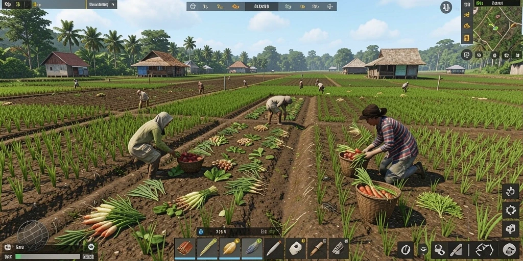 Tampilan awal game yang menarik dan intuitif.