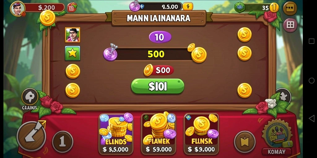 Screenshot menunjukkan tampilan awal game yang menarik.